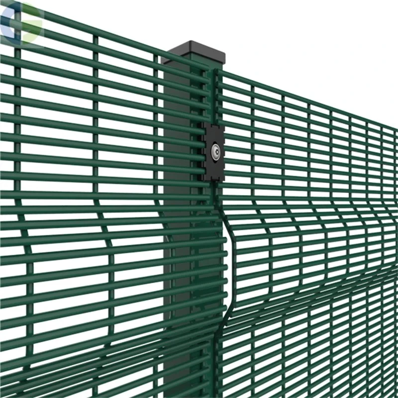 high quality 358 wire mesh fence anti climb anti theft garden Hot Dipped Galvanized pvc coated barrier security fence for prison
