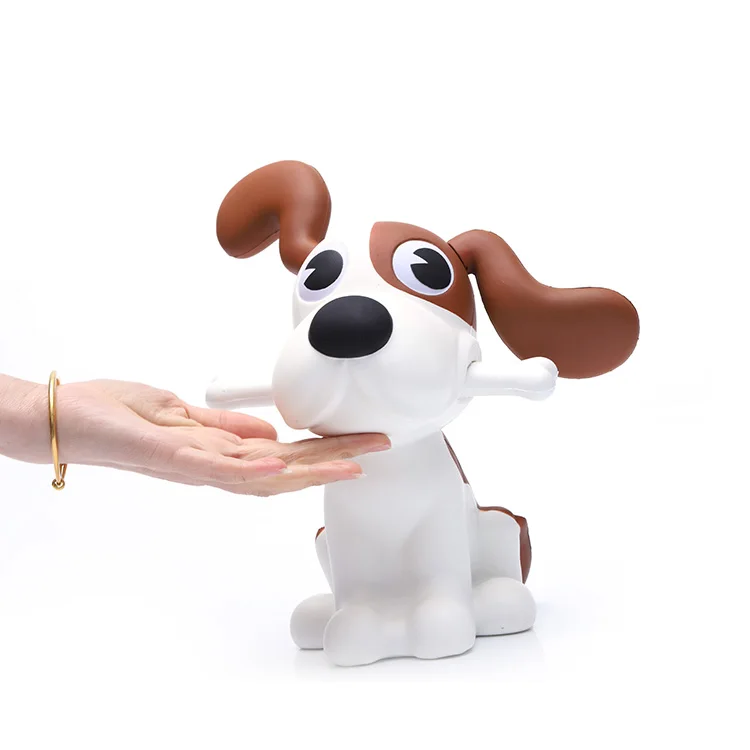 Custom high quality jumbo white dog stress ball animal  pu foam ball toy