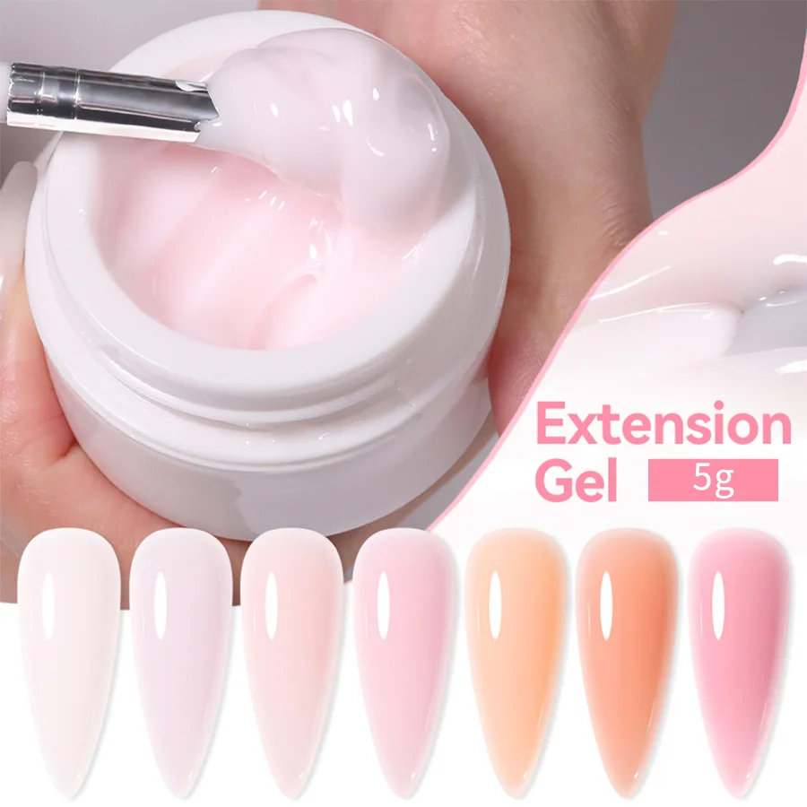 Nail extension gel manicure  professional soak off quick extension crystal uv gel Vegan painless crystal gel wholesale Supplies
