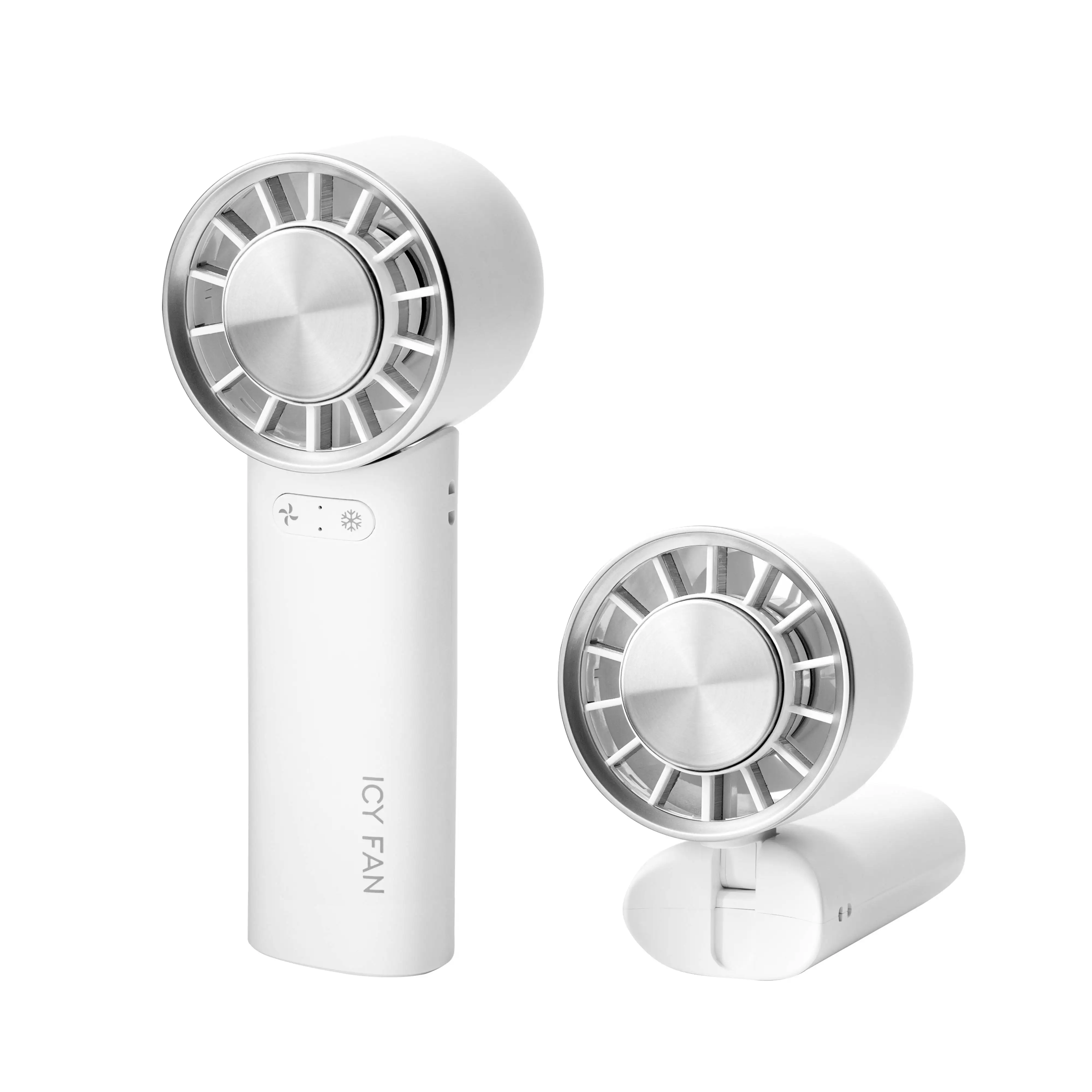 A small handheld fan for foldable, rechargeable, portable semiconductor fast cooling, brushless, and low-noise motors Handy Fan