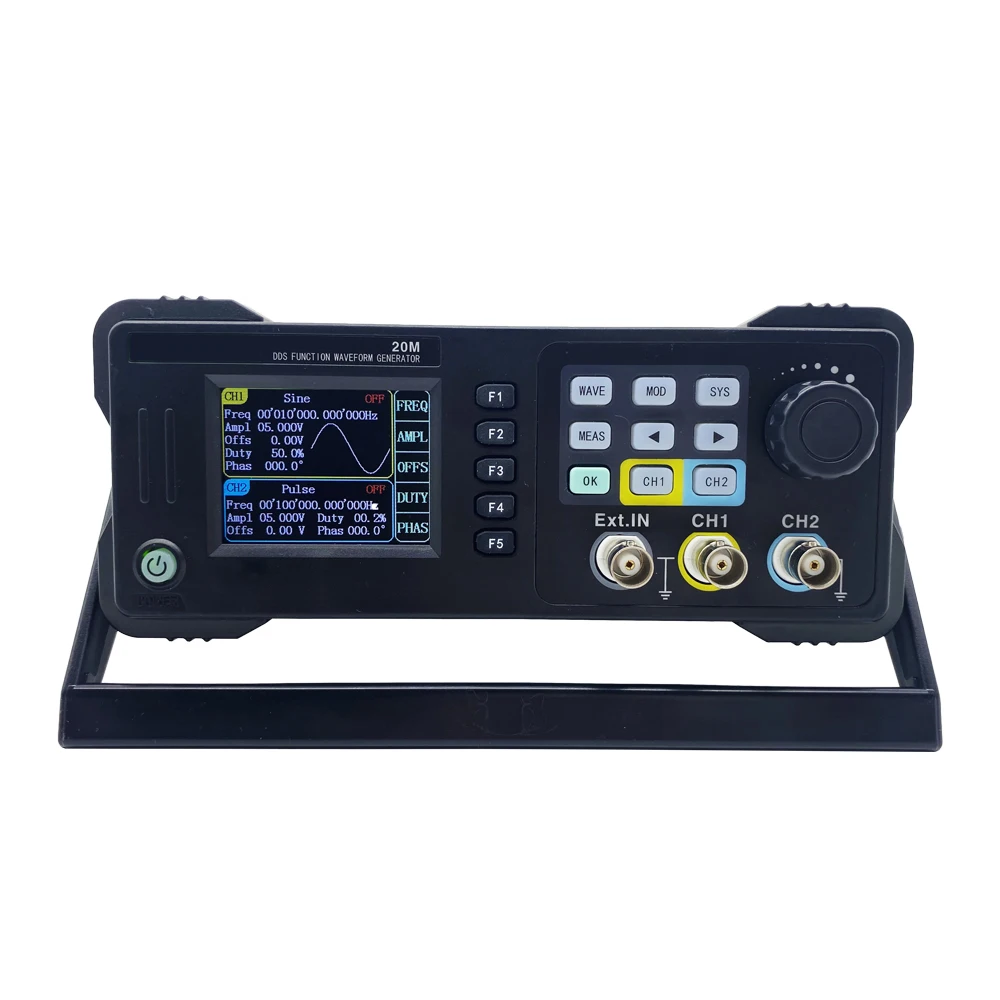 DDS Signal Generator ET3360C Dual Channel Arbitrary Waveform Generator 60MHZ Frequency Meter  Pulse Signal Source