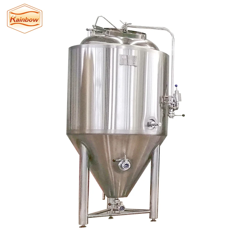 stainless steel sanitary beer beverage equipment 5bbl conical fermentation bucket cooling jacket unitanks