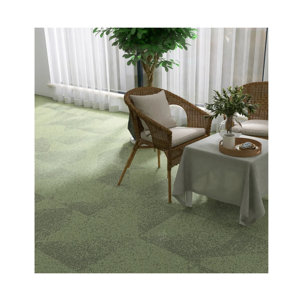 Kaili Commercial Wall-to-Wall Carpets Tiles 50x50 Carpet for Hotel Bedroom Durable and Stylish Floor