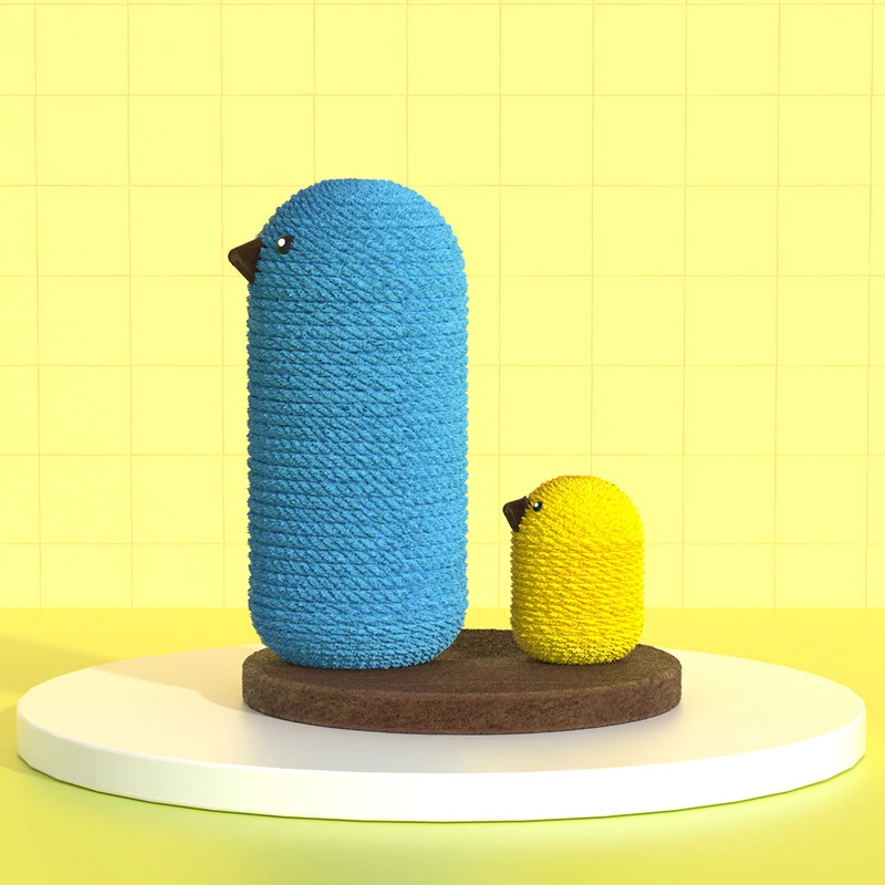 Manufacturers Selling Pet Toy Grinding Claw Cat Tree Large Cat Climbing Frame Cute Mushroom Shape Cat Scratching Post