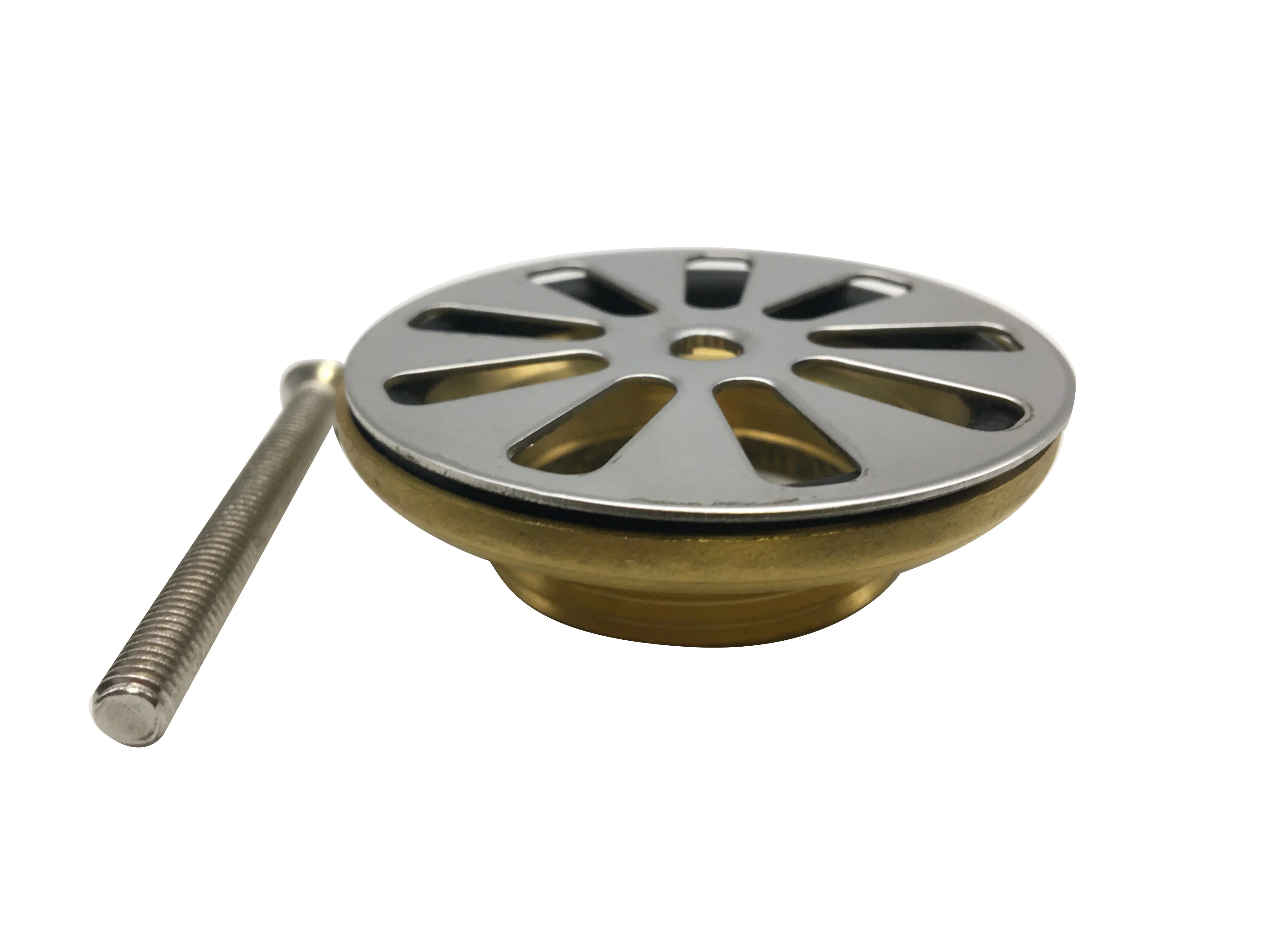 ND102 Screw Public Use Wash Basin Rubber Plug Waste Kitchen Basin Waste Sink Waste Drain Basket Sink Strainer OEM ODM Modern