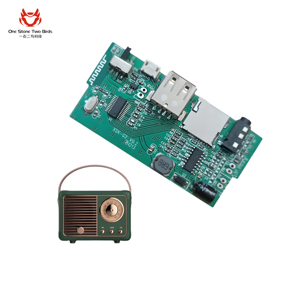 Speaker Pcb Circuit Board Mini Audio Motherboard Pcba Intelligent Player Control Board Program Development