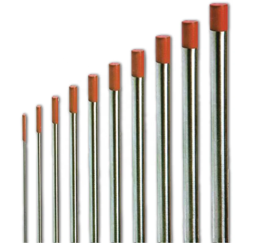 China Factories WT20  2%  Thoriated Red  Tungsten Electrode For Welding Machine And Welding Torches