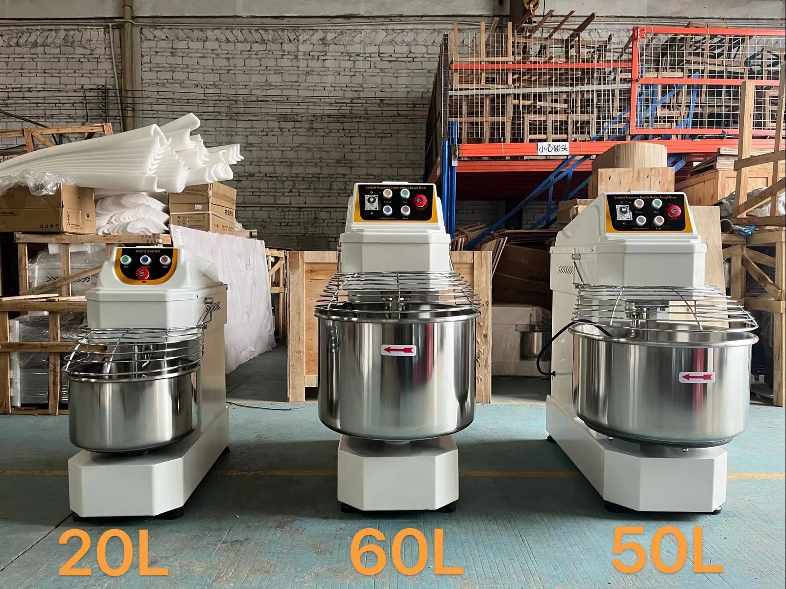 Low Price Wholesale Food Mixer Bread Dough Mixing Machine Multifunctional Dough Mixer Electric Motor Provided 20 Oven Restaurant