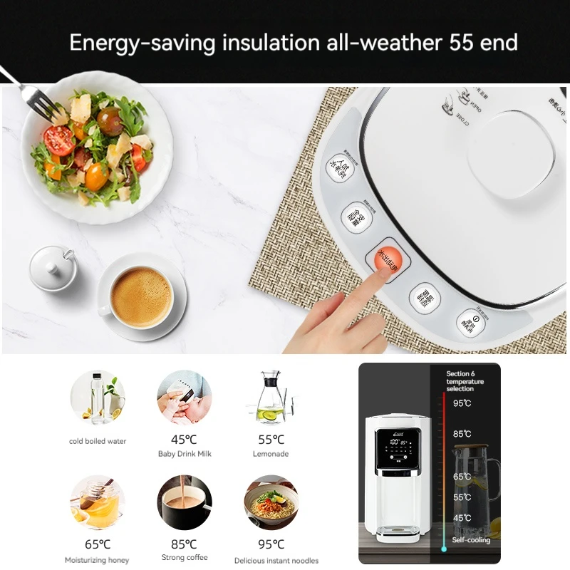 Factory Custom 4.8L Smart Stainless Steel Electric Kettle With 5 Temperature Settings Desk Water Dispenser Electric Thermo Pot