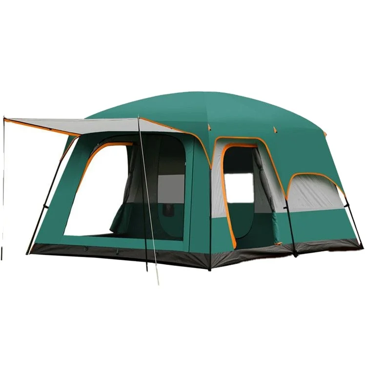 Tent 4 Person Foldable Tenda Campeggio Sleep Pop Up Beach Dachzelt Big Camp 5-8 Person Camping Tents 6 People