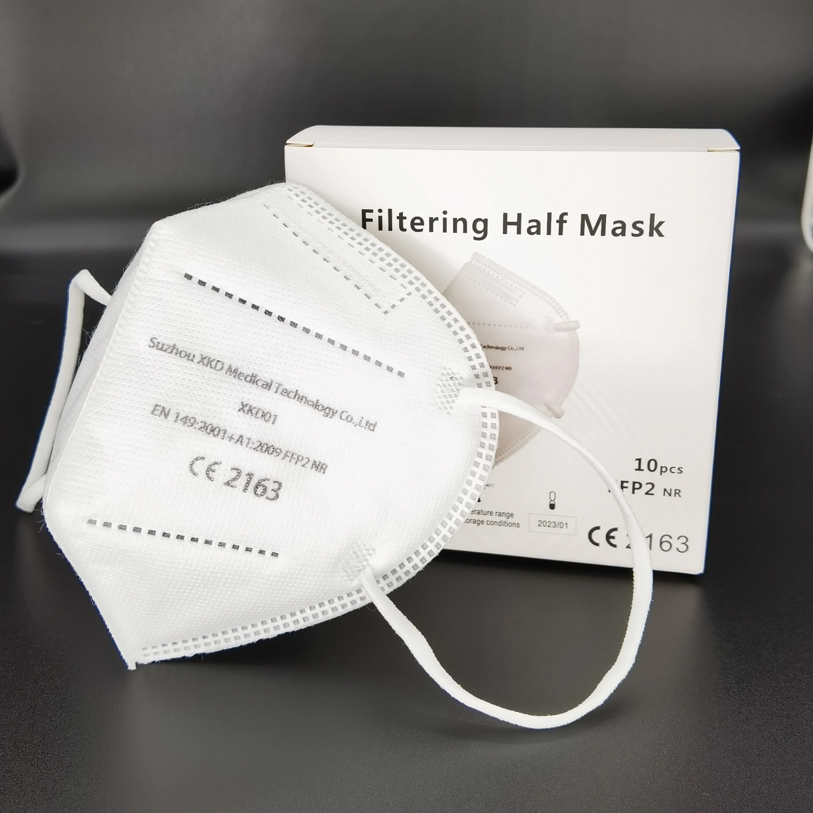 5 слоев материала на ушных петлях одноразовая Нетканая маска для лица против пыли маски ffp2 защитная маска для одноразового использования