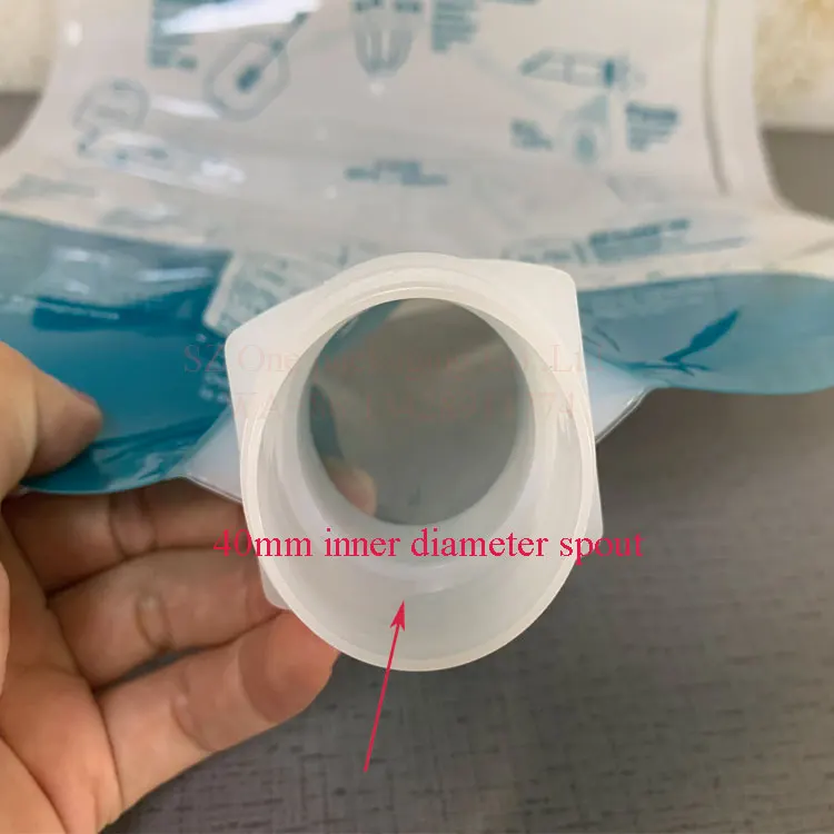 2L 4L 5L calf horse cow animal colostrum feeding plastic breast milk pouch storage spout portable packaging bag