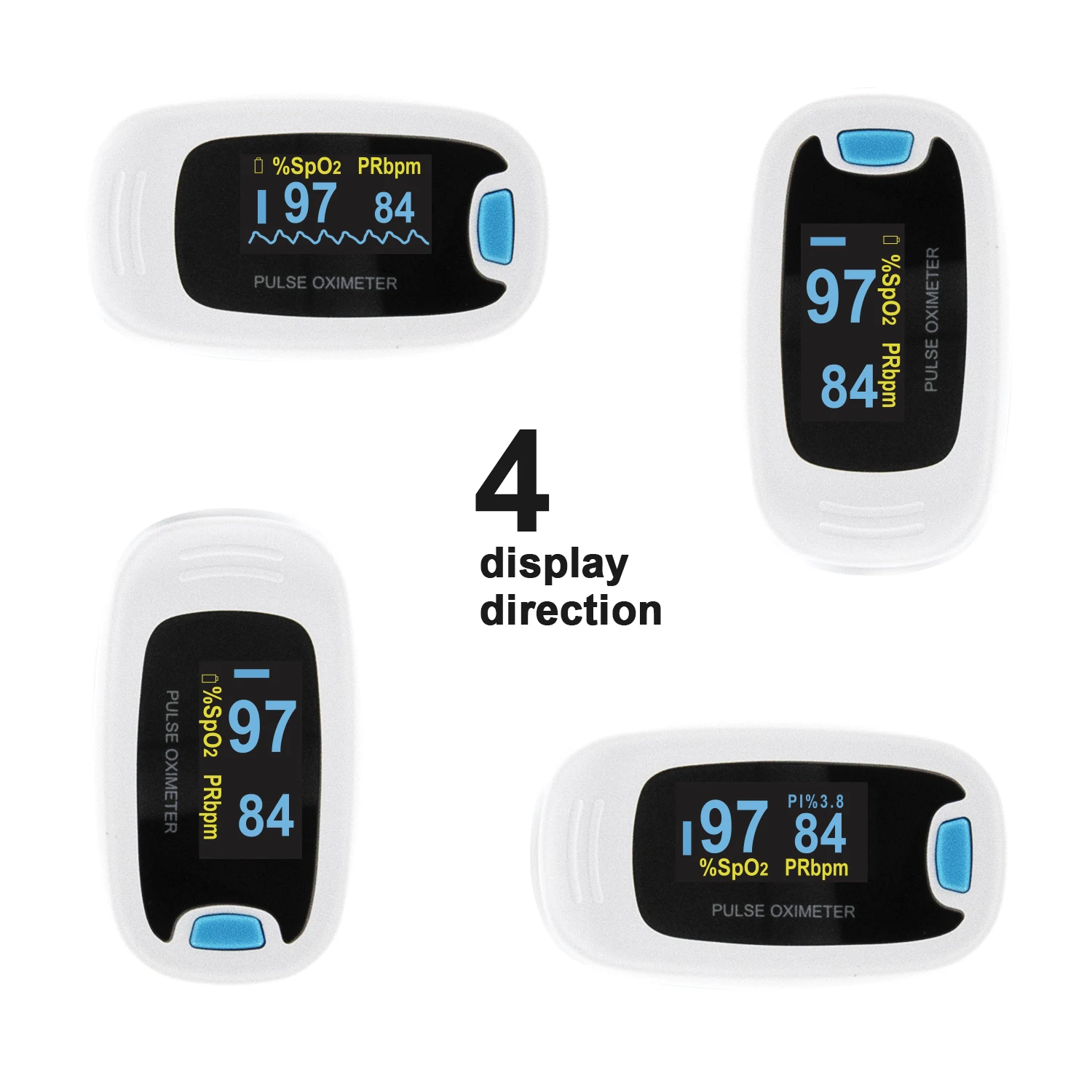 CONTEC CMS50NA Fingertip Pulse Oximeter Pulse Oxigen Meter Oximiter Sensor SPO2 Monitor Blood Oxygen