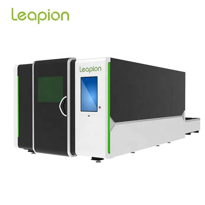 Leapion 1000W CNC Fiber laser metal sheet cutting machine Raycus laser power high efficient