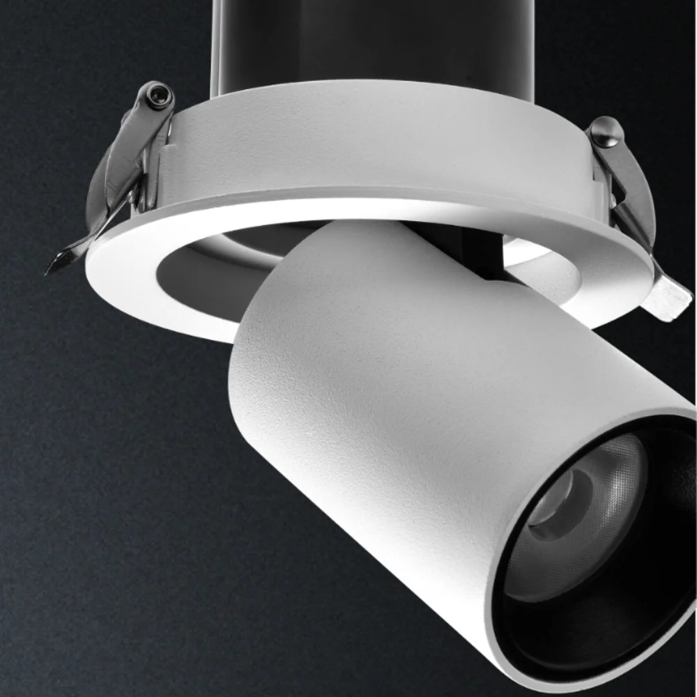 ZYL High end LED directional lights ceiling embedded stretch spotlights commercial and household clothing store lighting