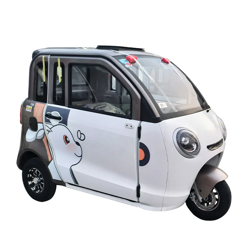 Passenger Electric Tricycles 3 Wheeler Auto Rickshaw Tuk Tuk Scooter vehicle With Plastic Cabin