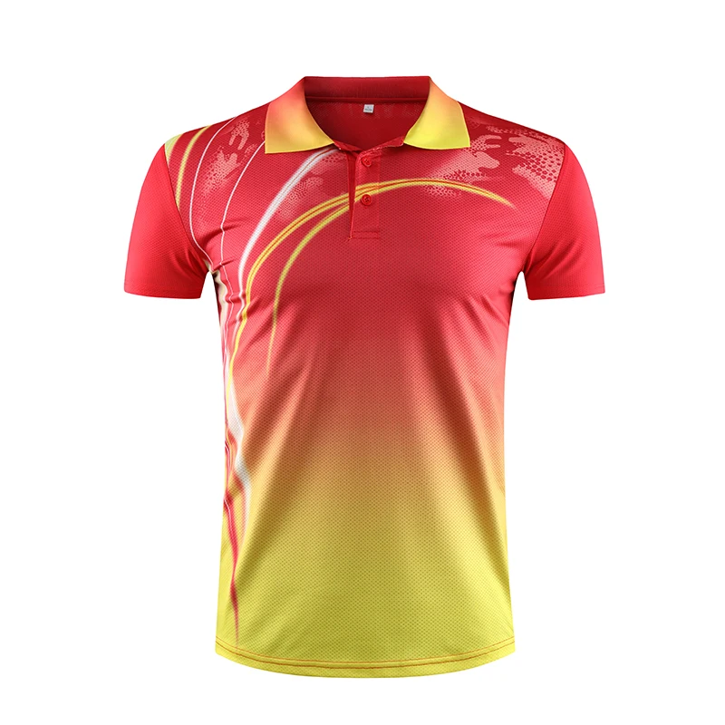 Badminton & Table Tennis Wear short sleeve Digital Sublimated Comfortable Tennis Uniform Kits For Sale