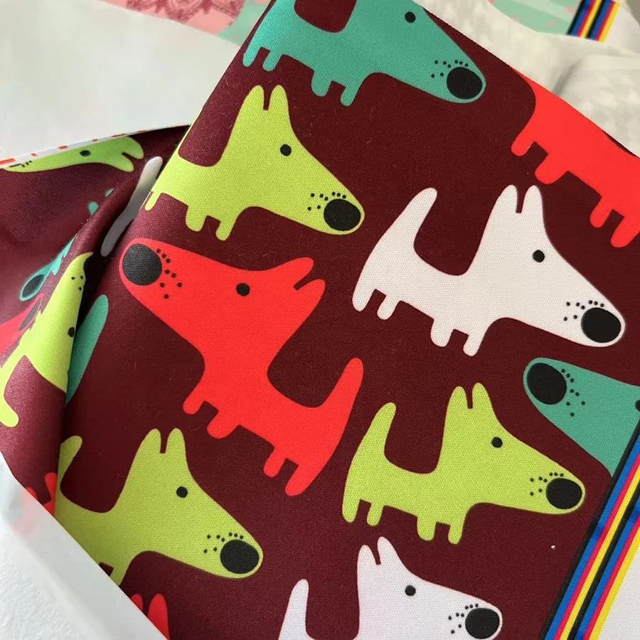 NO minimum Waterproof Digital Printed PUL TPU Polyester fabric for Diapers pads