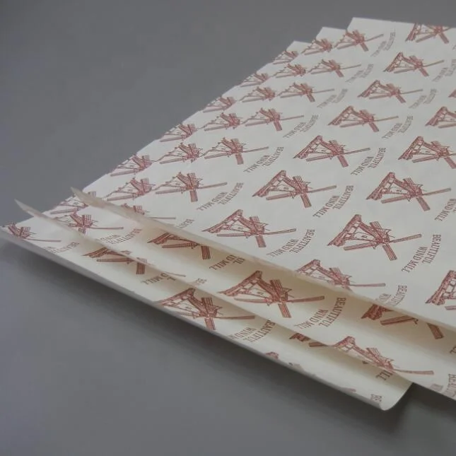 110 Gsm Bleached/Plain/Natural White PET Coated Paper With/Without Printed Windmills in Oven for Baking Cups Making