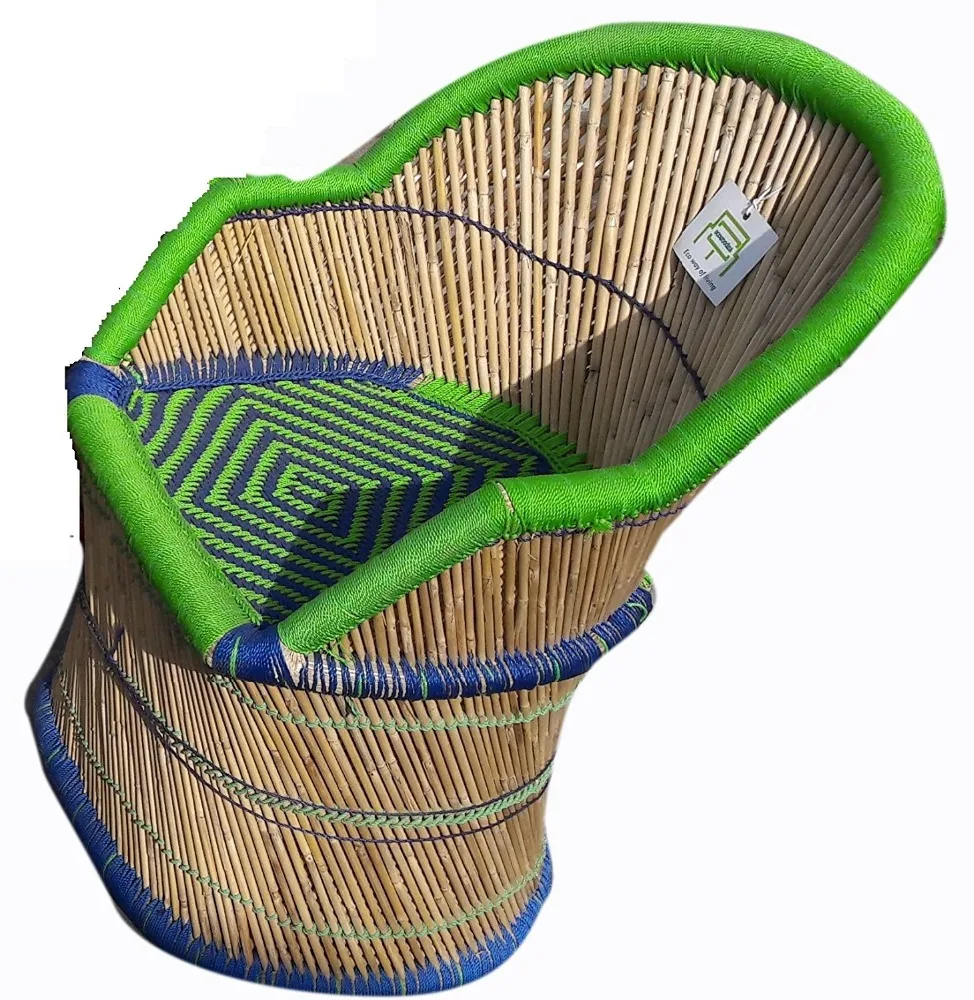 Винтажные экологически чистые садовые/газонные/Комнатные уличные обеденные стулья зеленого и синего цвета для террасы балкона ресторана пабов кафе