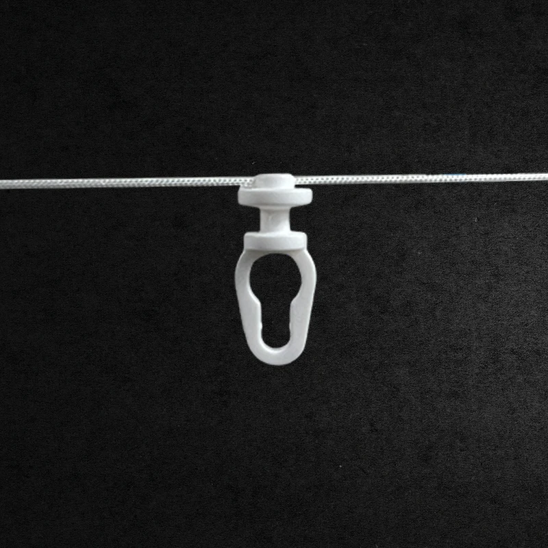 Manufacturers High Quality Curtain Accessories Wave Track Runners Plastic S Fold Curtain Track Runners