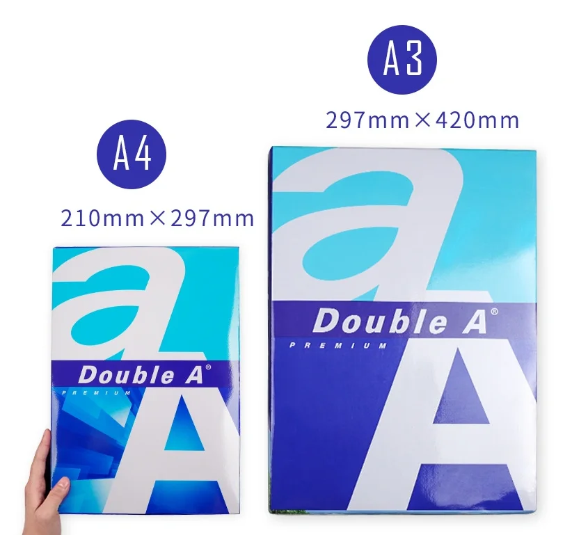 Cheap A4 Paper Double A/Navigator/Paper One/Chamex 80 GSM 500 sheet per ream 5 reams per box white color 100% brightness