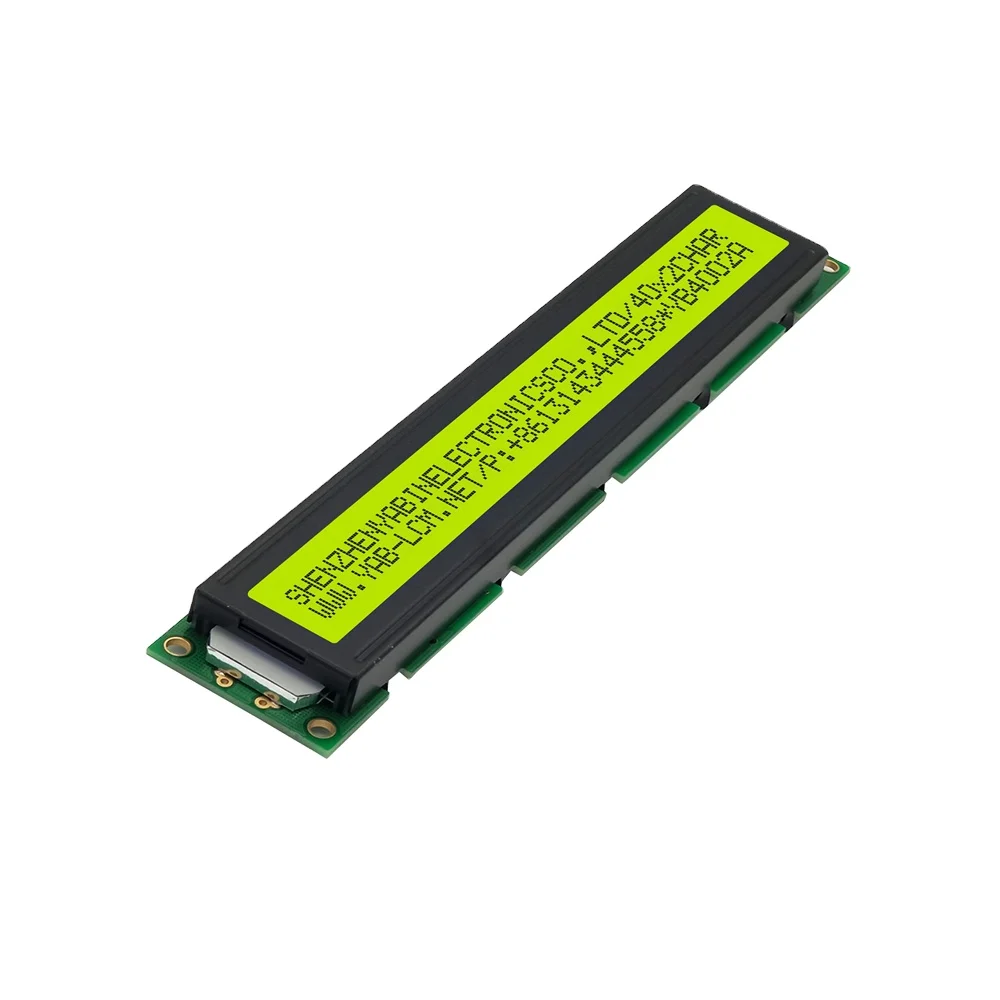 182.0*33.5MM 402 4002 40X2 STN Yellow Green Blue Negative Character LCD Module Display Screen Panel LCM with LED Backlight
