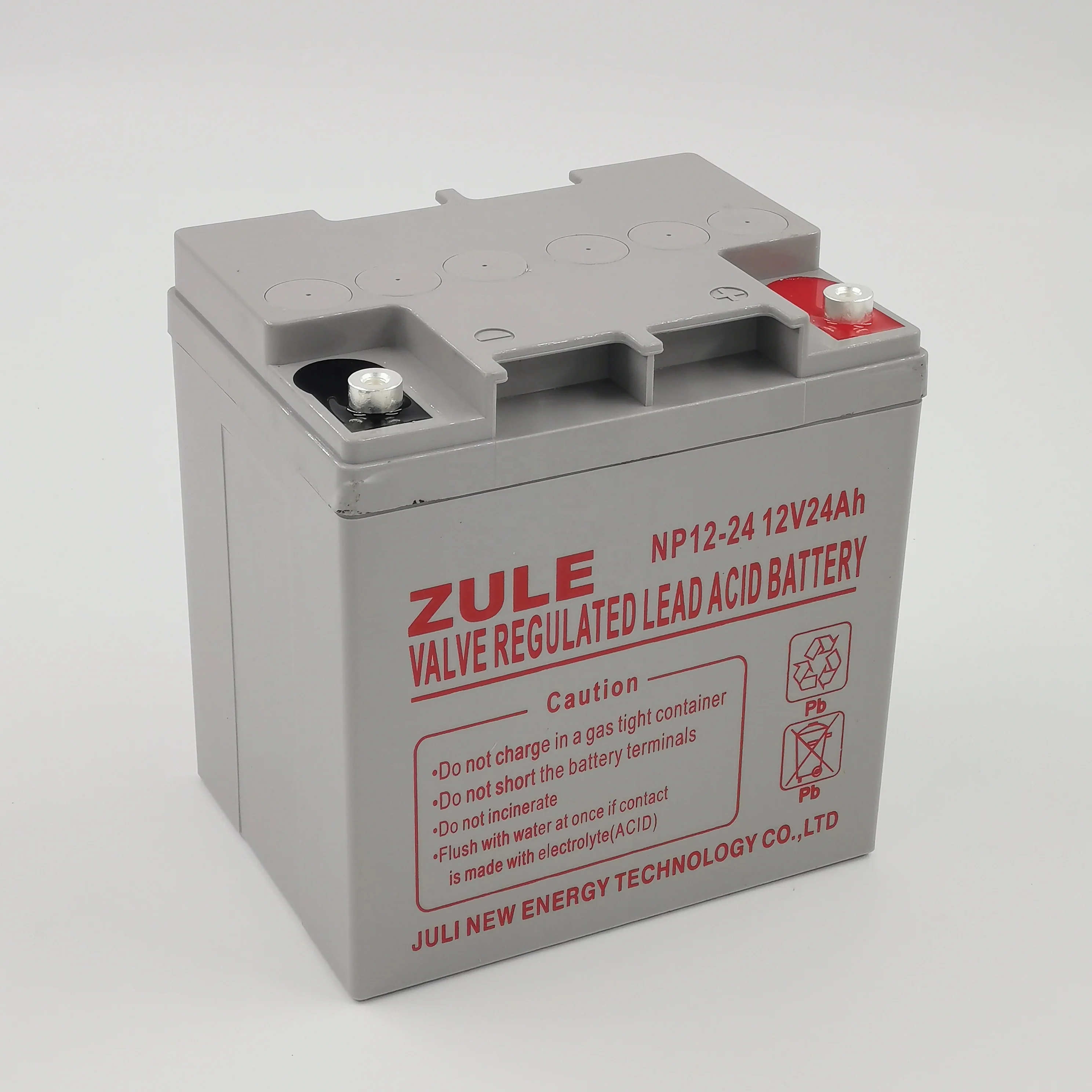 China Manufactured Storage Vrla Lead Acid Batteries 12V24ah Ups Battery