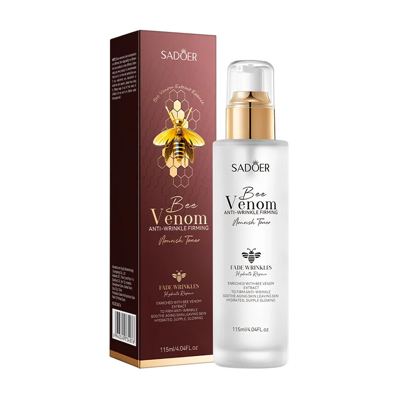 Hot Sales Face Care Firming Moisturizing Nourishing Bee Venom Anti Wrinkle Facial Toner