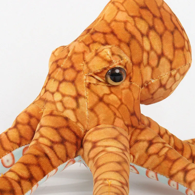 Octopus Stuffed Plush Toy Educational Funny Lifelike Cute Soft Octopus Plush Toys for Kids Gifts Soft