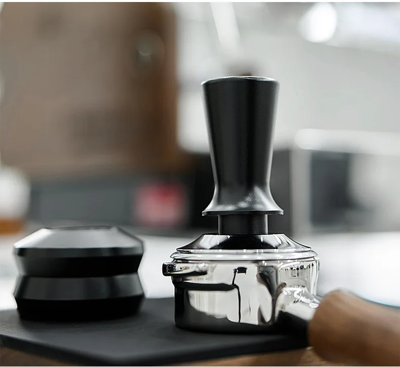 Coffee Accessories Stainless steel Spring Espresso Coffee Tamper 51/53/58mm