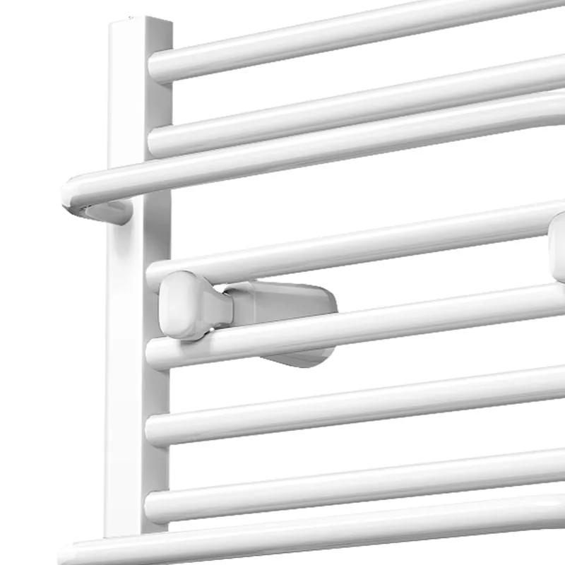 AVONFLOW Most Popular White Powder Coating Electrical  heater towel rack radiator with Thermostat Controller for Bathroom