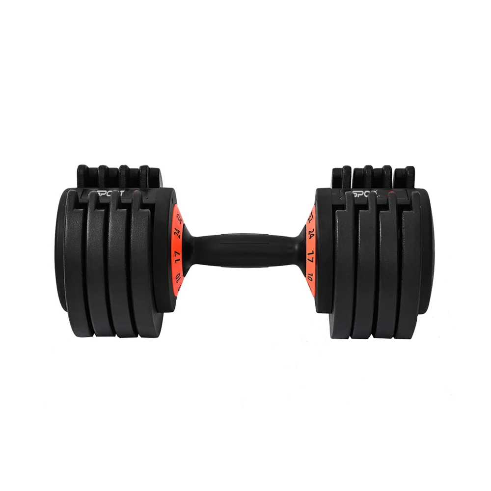Ручка-поворот регулируемая гантели Вес Набор 32 кг 70 фунтов гантели набор из 2 весов тренировочные гантели для бодибилдинга силовые упражнения