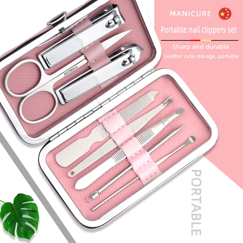 OEM/Custom high quality Mens Women Travel Manicure Set Pedicure Kit/Grooming Nail Cutter Kit Nail Art Tools Nail clipper set
