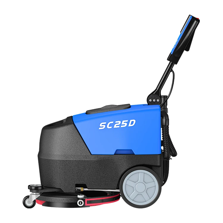 Promotional Auto Scrubber With Battery Auto Tile Cleaning Floor Scrubber Cleaning Machine Electric Washing Equipment