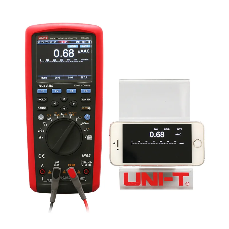 UT181A True RMS Datalogging Multimeter with trend capture nS conductance