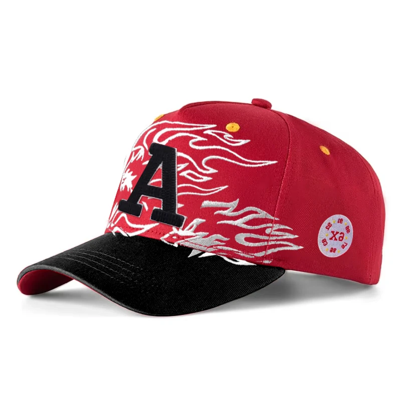 Wholesale high quality sports caps baseball hat with custom logo embroidery baseball cap 5 panel 100% Cotton gorras Trucker Hat
