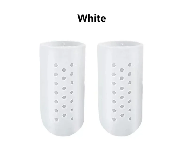 1 Pairs Breathable Gel Toe Cap Protector SEBS Toe Cover Sleeves with Holes Provides Relief from Missing or Ingrown Toenails