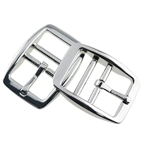 Custom Wholesale Stainless Steel Bar Belt Buckle Pin Buckle for Leather Strap Horse Bridle Adjustment Buckle