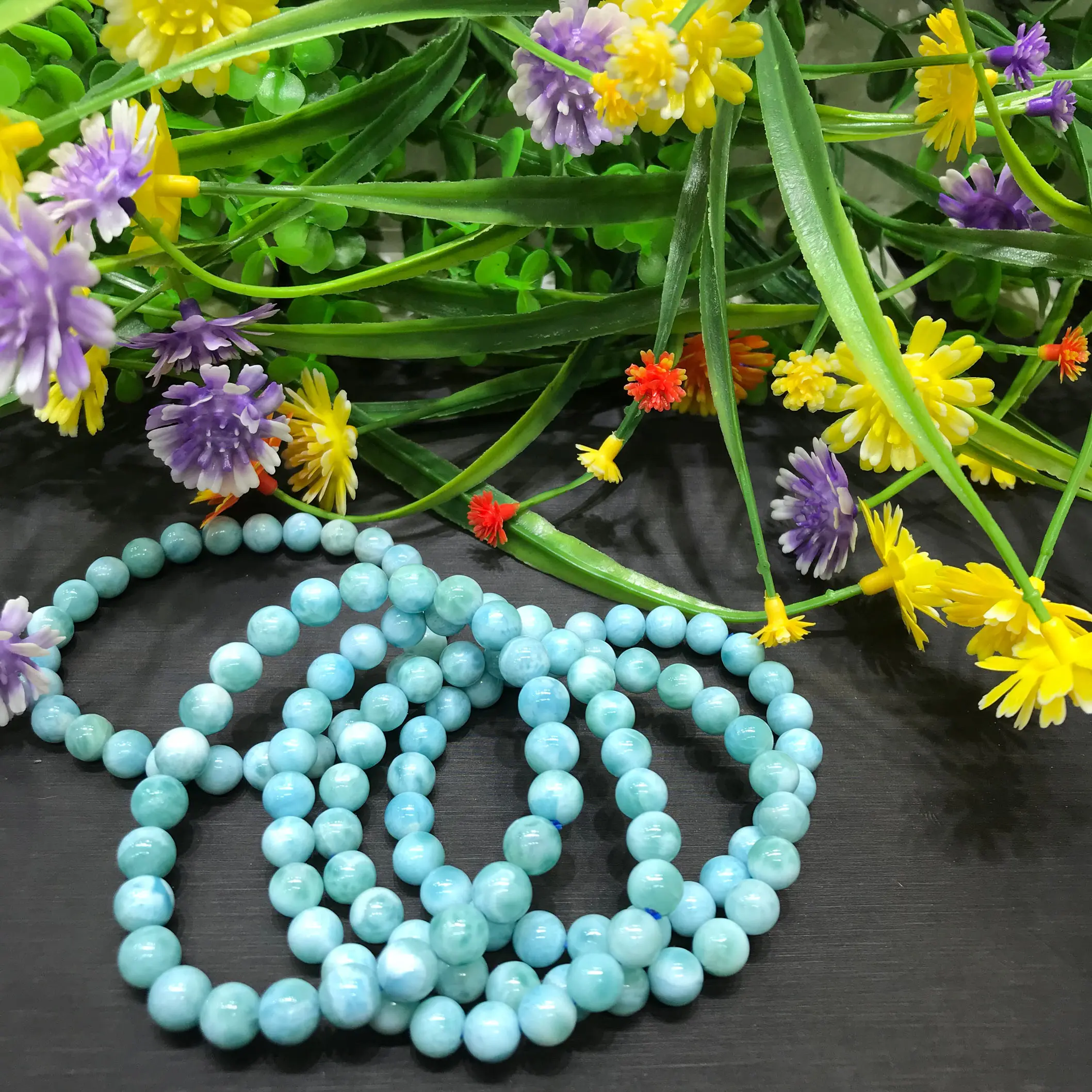 New Natural Larimar Crystal Bracelet For Gifts Decoration