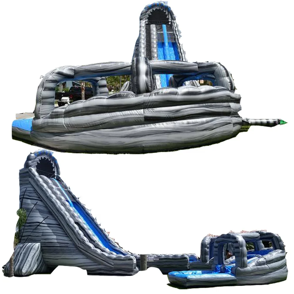 Giant Inflatable Water Slide Games The Twister With Curve Inflatable Water Slide For Sale
