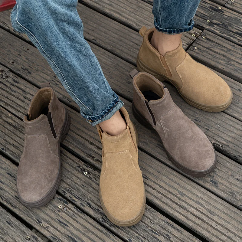 ZG 8808 Wholesale Brown To Work Boots For Men