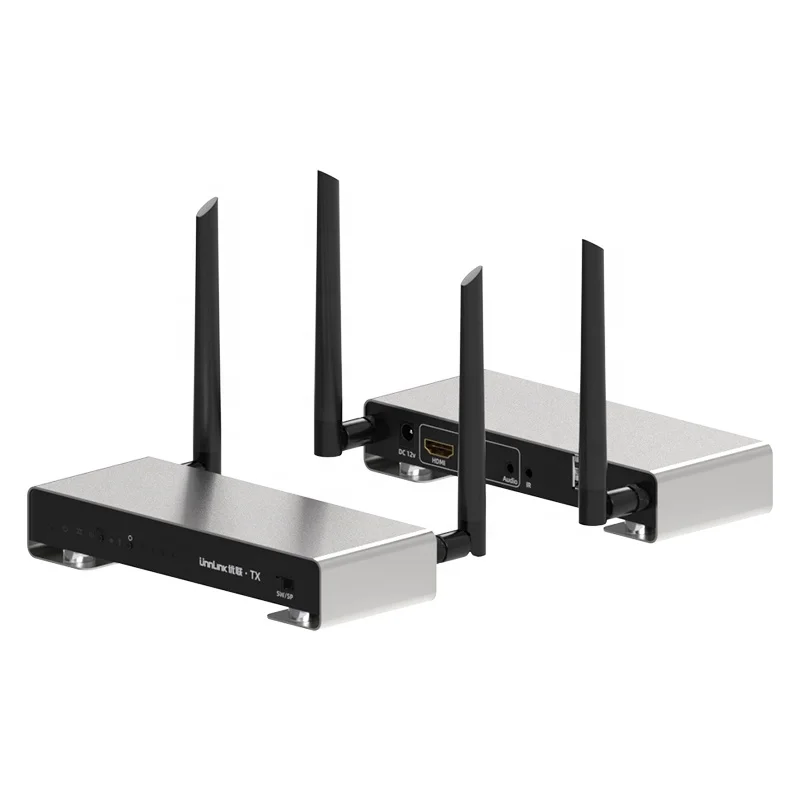 Unnlink 200 м беспроводной KVM HDMI удлинитель 1080P аудио видео передатчик и приемник HD сигнал