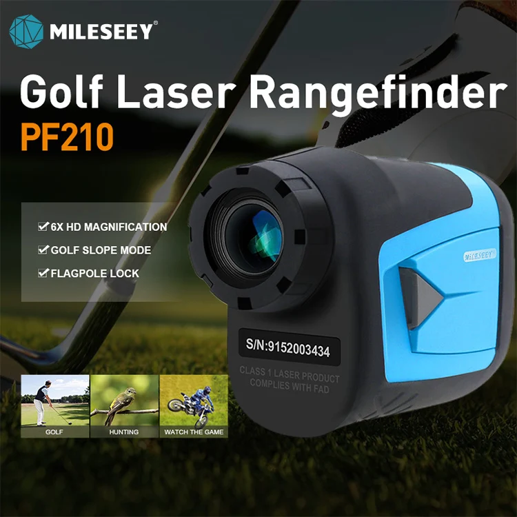Дальнее расстояние ручной дальномер Mileseey Pf210vLaser бинокулярный лазерный