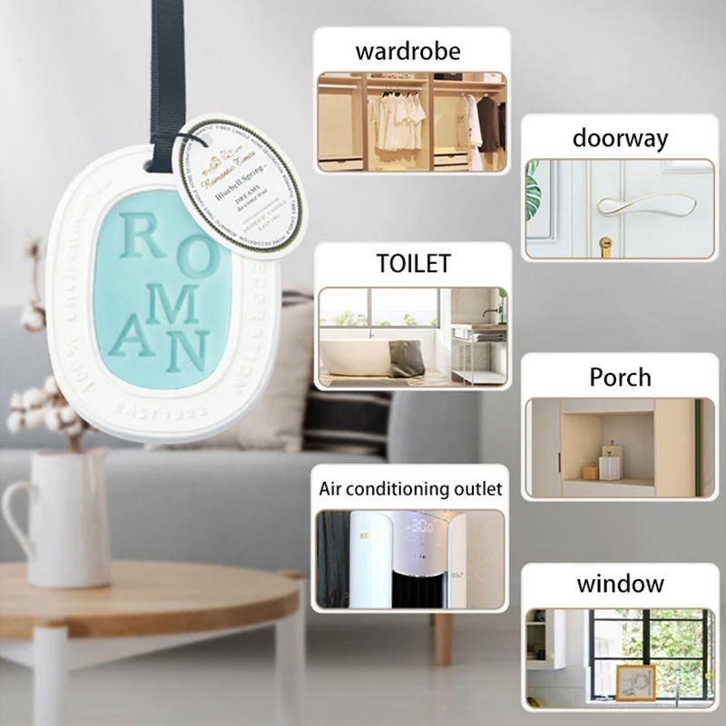 Handmade Aromatherapy Wax melting sheet car toilet Bedroom Wardrobe deodorant scented wax