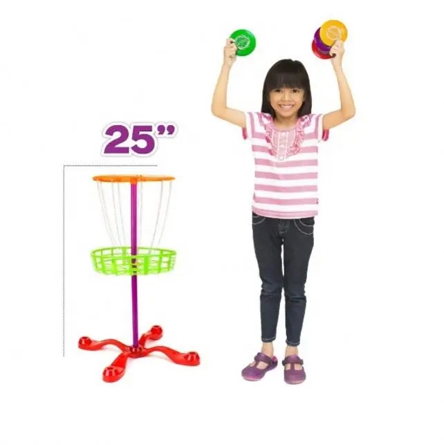 Mini Portable Flying Disk And Golf Set For Kids