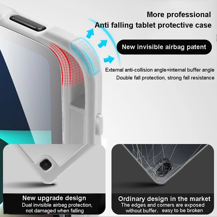 For Samsung Tablet 2024 New Model For Galaxy Tab S10 Plus Case For Samsung Galaxy Tab S9 FE Plus Tab S9 Plus Cover 12.4 Inch