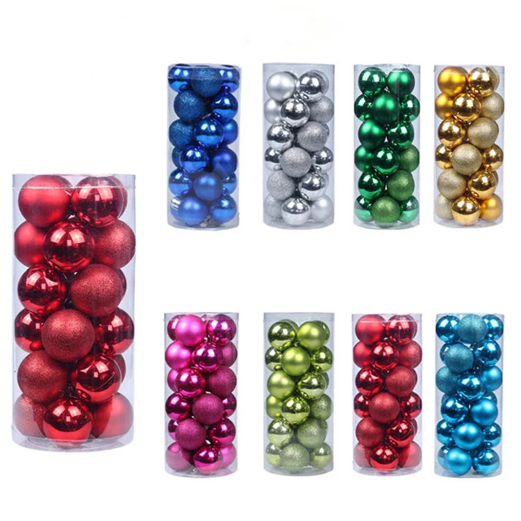 Customized Wholesale Clear Plastic Acrylic Transparent Big Round Ornament Iridescent Christmas Ball