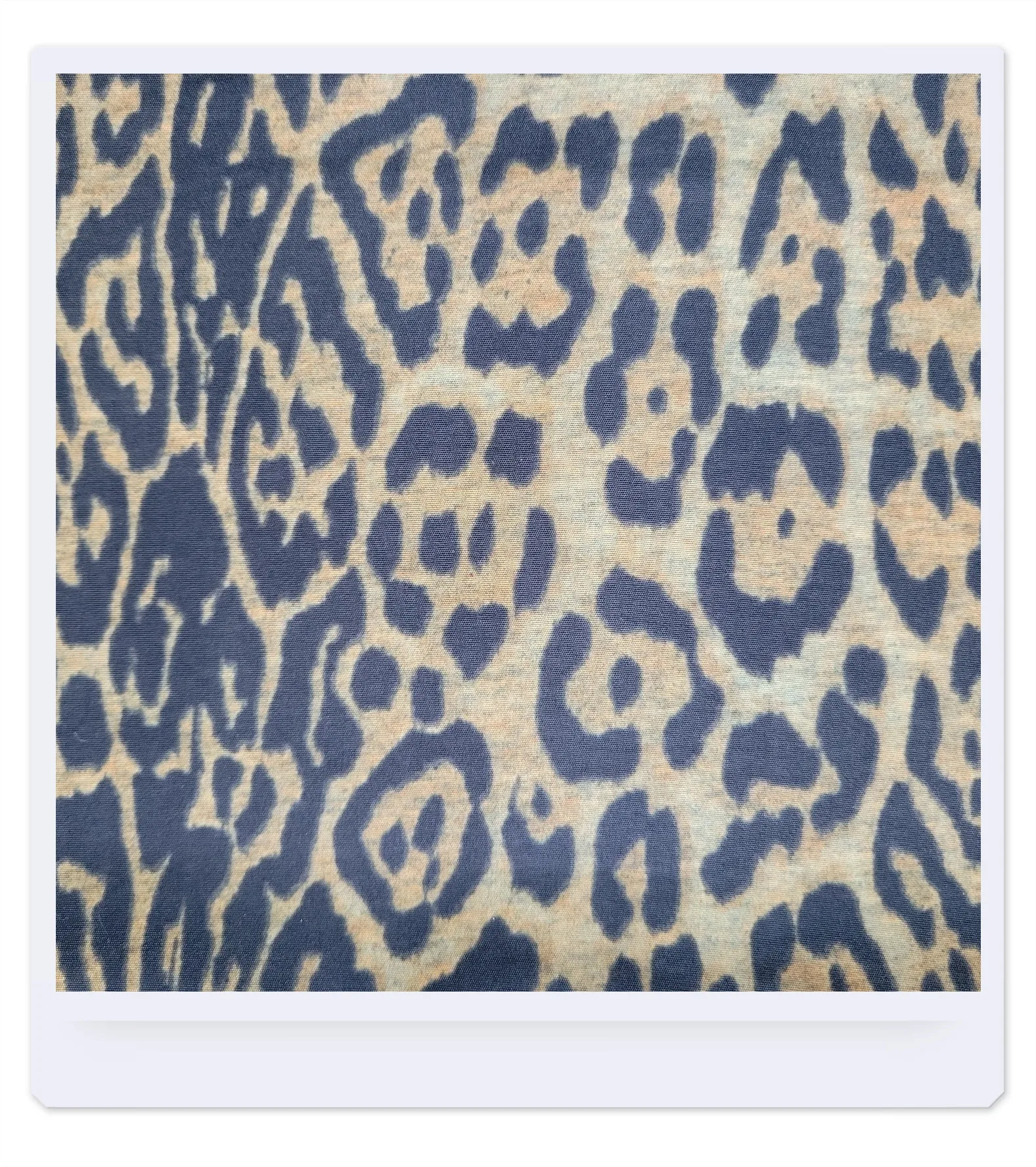 Waterproof 75D * 21s plain polyester cotton coating leopard print casual fabric