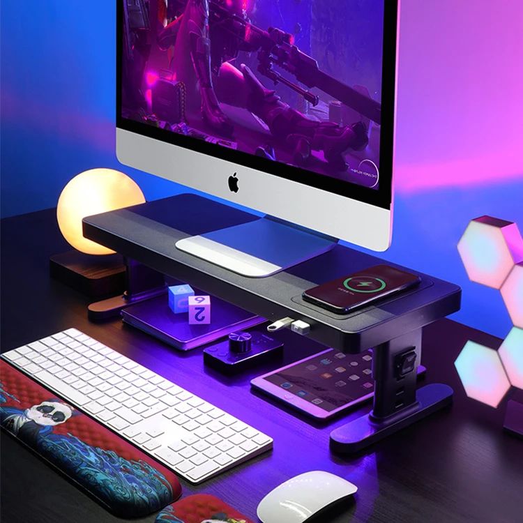 Стильная и Популярная Игровая подставка для ноутбука 3 в 1 с 4 USB регулируемой высотой водонепроницаемая